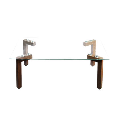 Mesa de Centro Spazzio Jockey Nogal