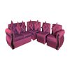 Modular Diseño A&M Home Madison Derecho 5 Cuerpos Burdeo
