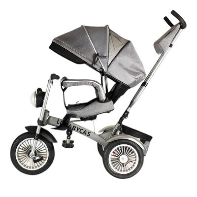 Triciclo Multifuncional 360° con Luces Lubabycas Gris