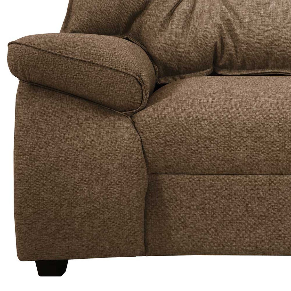 Sof&aacute; Seccional Innovamuebles Fortaleza 5 Cuerpos Caf&eacute; Claro