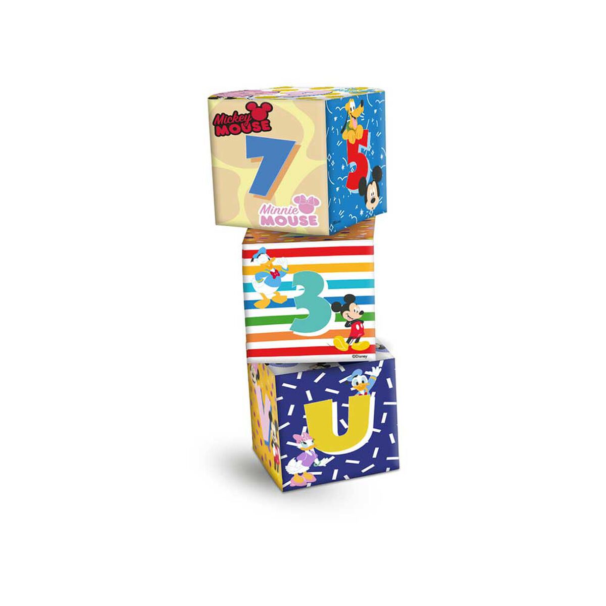Cubo Soft Letras y Números Disney Baby