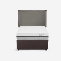 Cama Nido Rosen 1,5 Plazas Pratta + Respaldo Maurice Gris