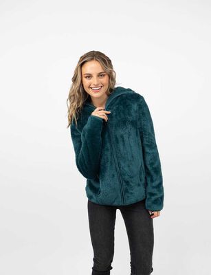 Imagen 1 del producto Polerón Mujer Icono Petroleo