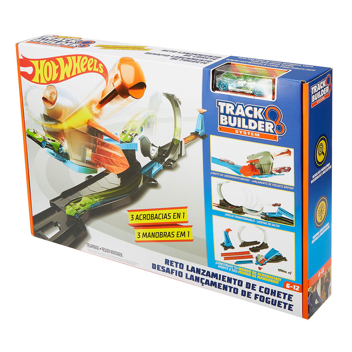 Hot Wheels Reto Lanzamiento De Cohete