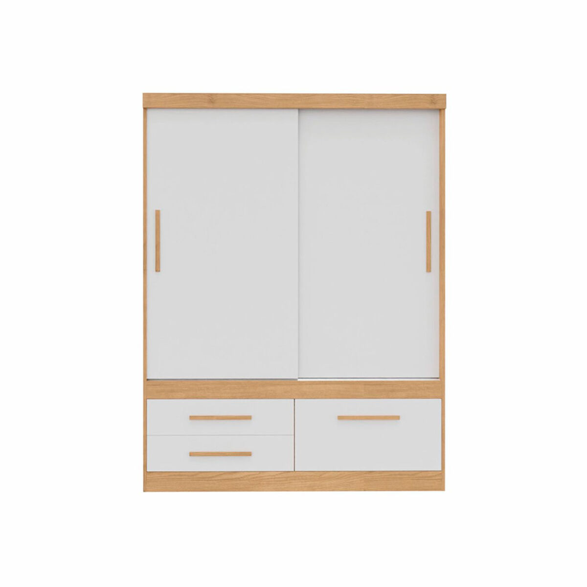 Closet Yardas Emilia 2 Puertas 3 Cajones Freij&oacute; Blanco