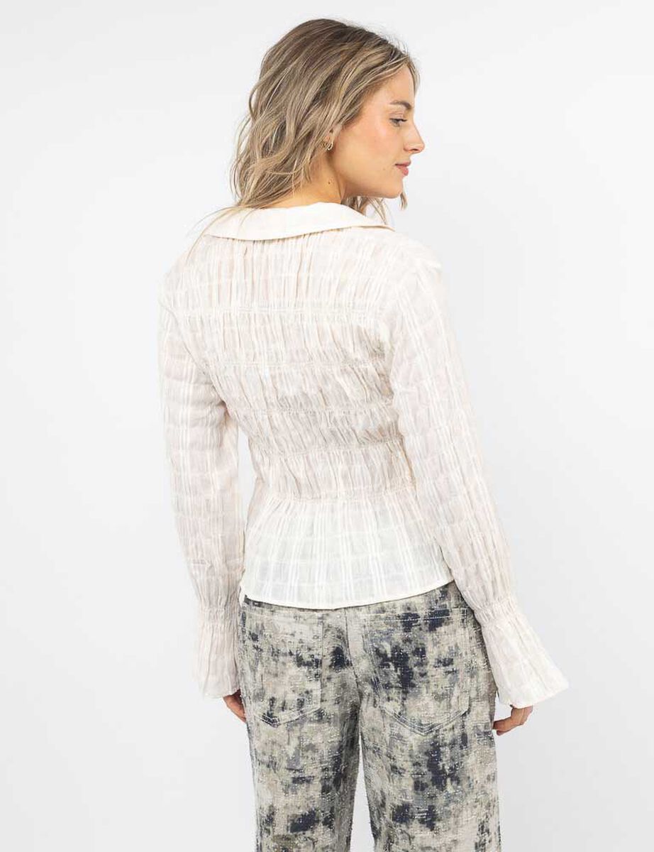 Blusa Nudos Manga Larga Mujer Icono