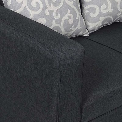 Imagen 2 del producto Juego de Living Elegant Detail Indiana Sofá 3 Cuerpos + Sofá 2 Cuerpos Gris