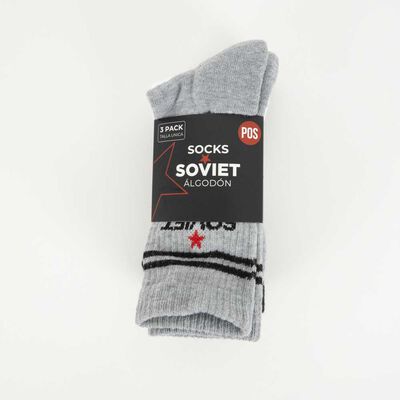Pack 3 Calcetines Hombre Soviet