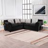Sof&aacute; Seccional Muebles MPR Cattaleya 5 Negro