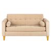 Sofá Bodevir Retro Felpa 01 3 Cuerpos Beige 