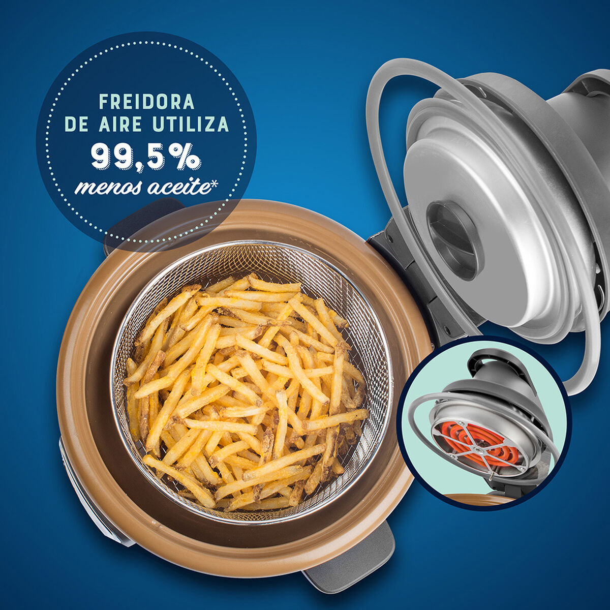 Freidora con Arrocera Oster CKSTRCAF22-052 2,2 lt.
