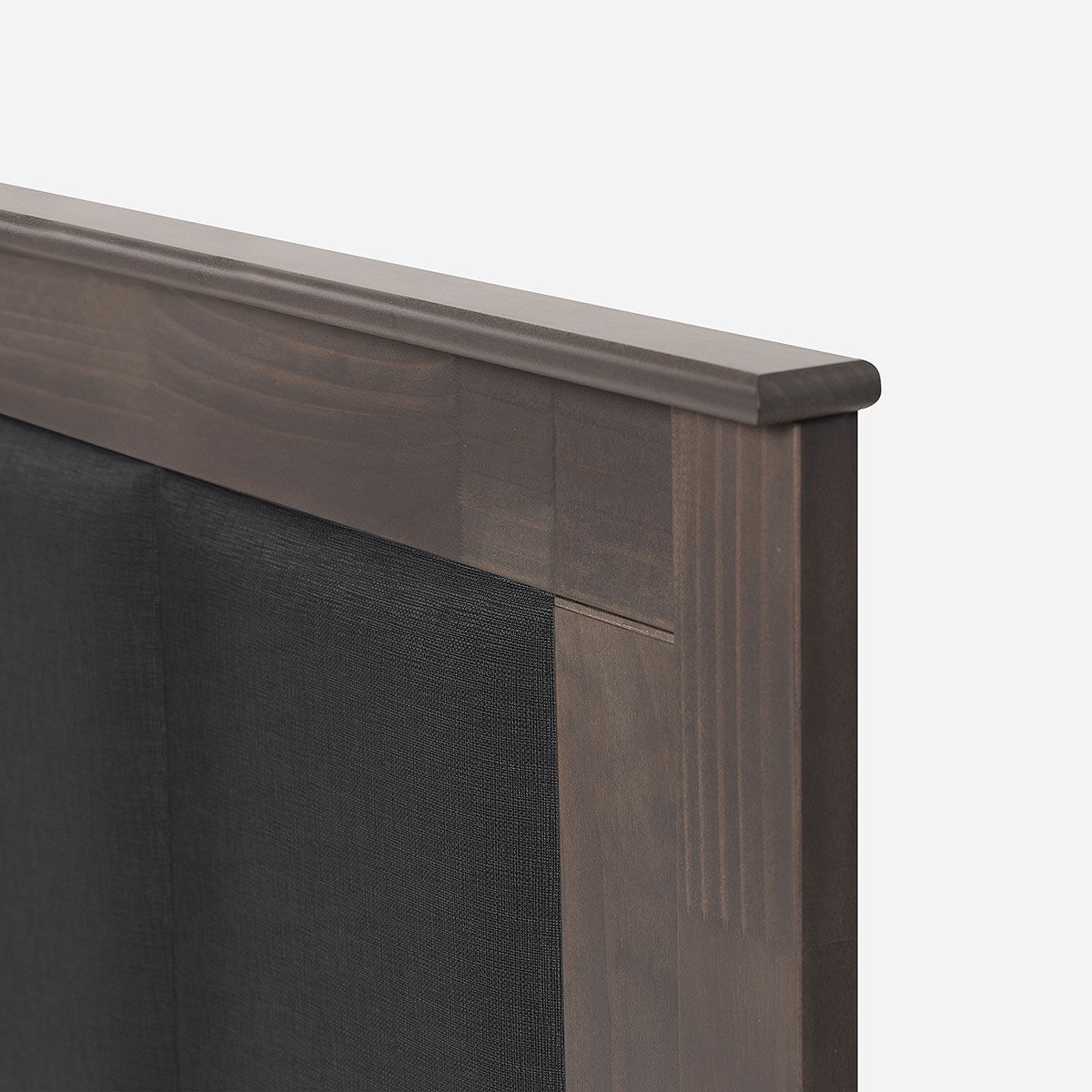 Combo Cama Europea Rosen 1,5 Plazas Indie BN + Respaldo y Veladores Ferrara