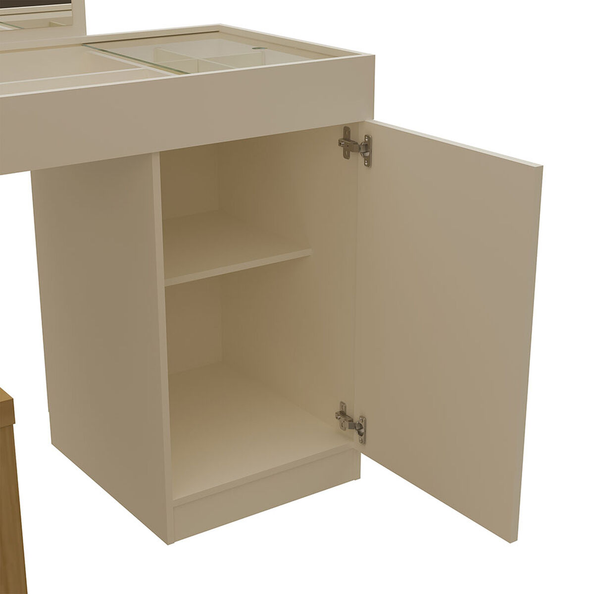 Tocador Favatex Kala Café / Blanco Natural