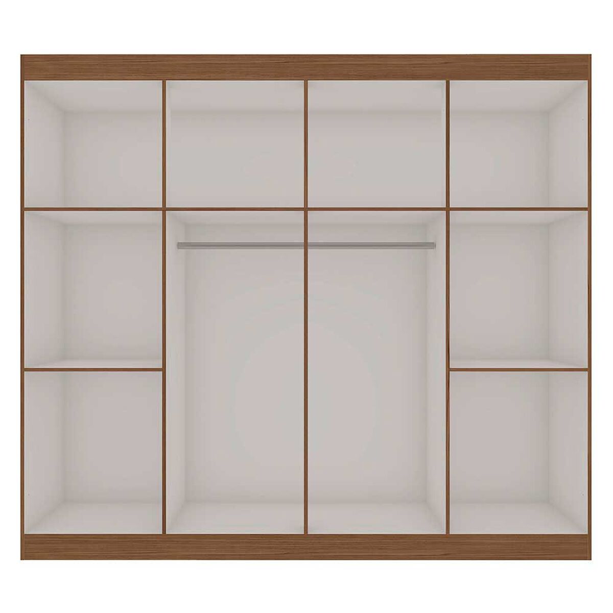 Closet Vekkahome Magnus 8 Puertas Caf&eacute; Oscuro