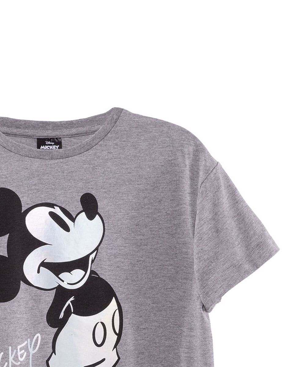 Polera de Algodón Niña Manga Corta Mickey