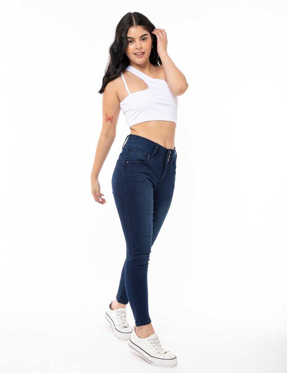 Jeans Skinny Push Up  Mujer Icono