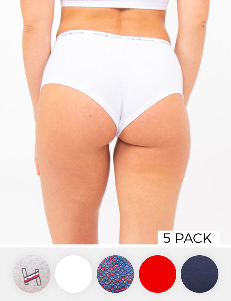 Pack 5 Calzones Pantaletas Mujer Tommy Hilfiger