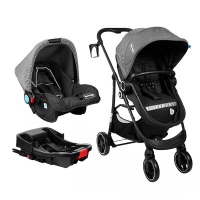Imagen 1 del producto Coche Travel System Isofix Oregon Gris Bebeglo