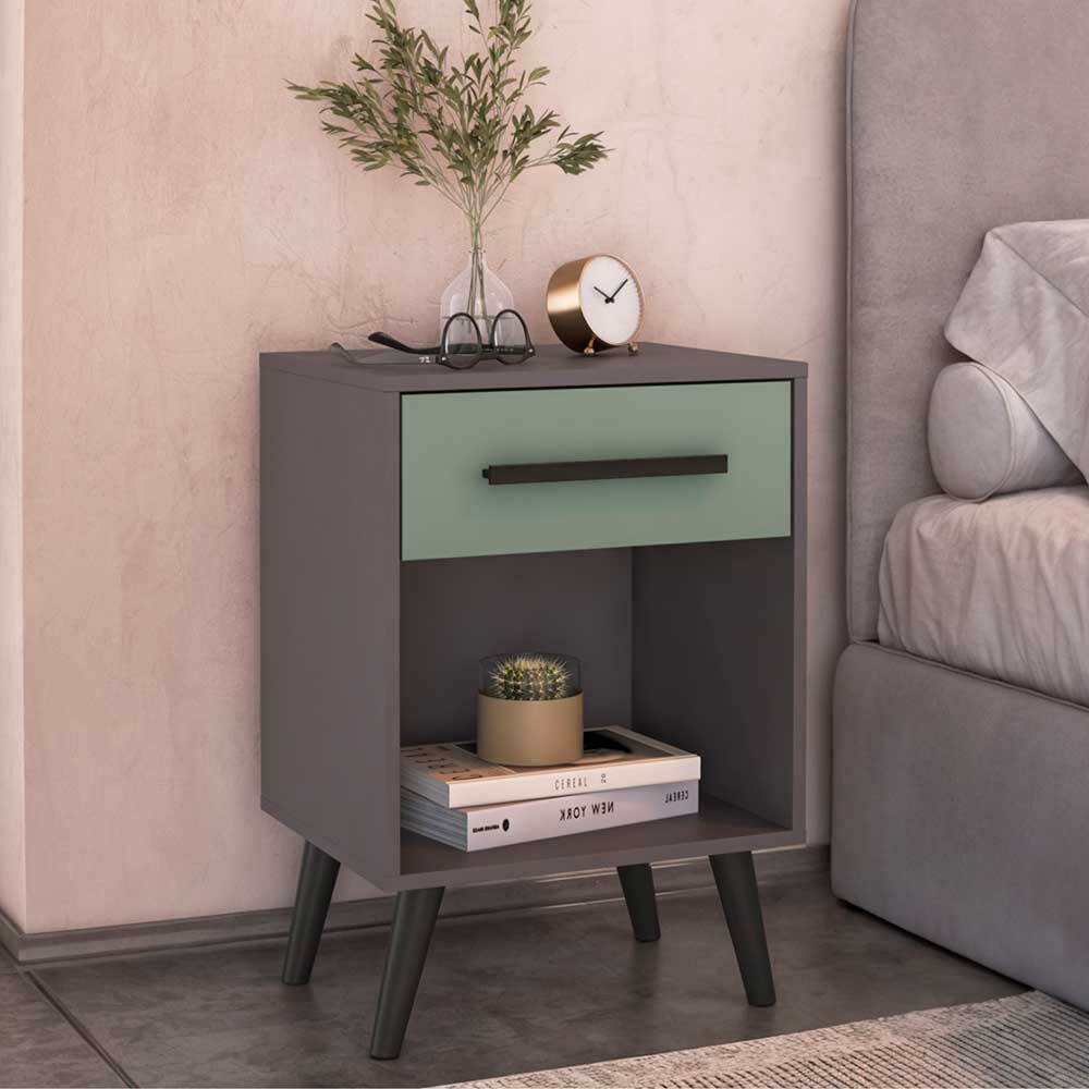 Velador Onessta Tulipa Grafito Verde