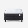 Cama Europea Rosen 1 Plaza Wave + Respaldo Tabor Grafito