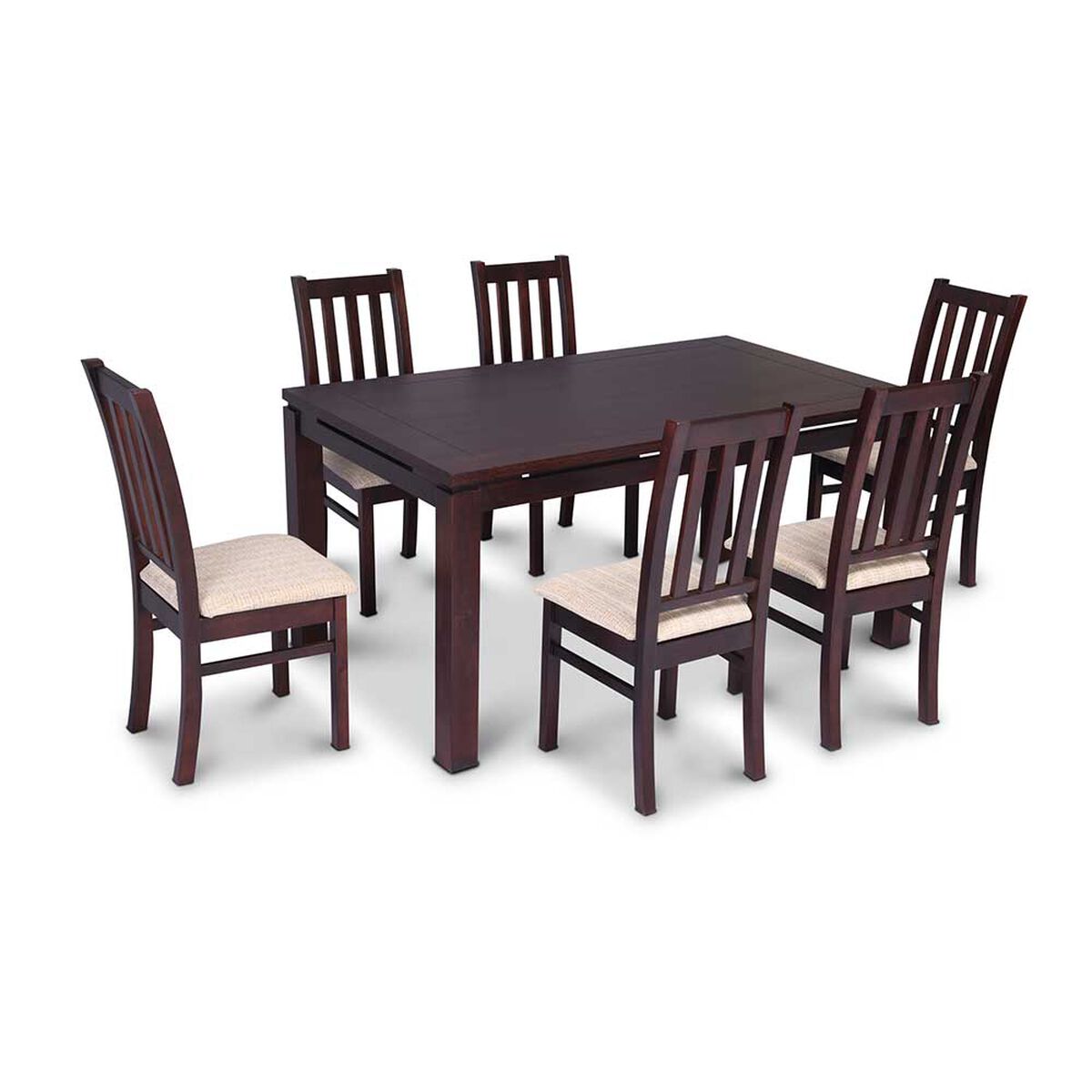 Juego de Comedor CIC Ñuble Beige 6 Sillas