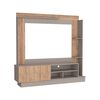 Centro de Entretenimiento TuHome Doha Hasta 70" Taupe Miel