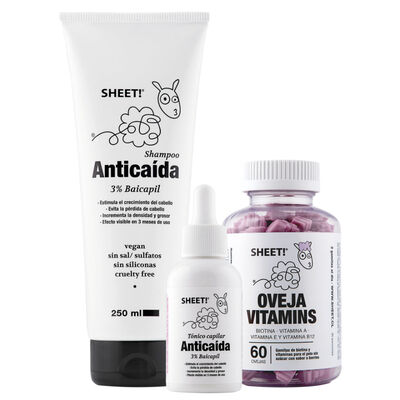 Tratamiento Anticaída Para 1 Mes + Vitaminas Sheet