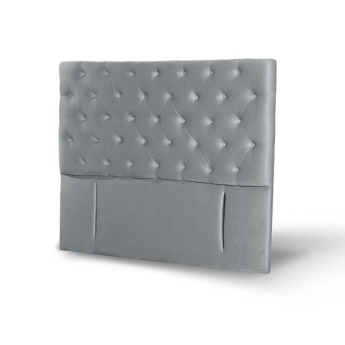 Respaldo Latam Home King Florencia Tela Velvet Gris