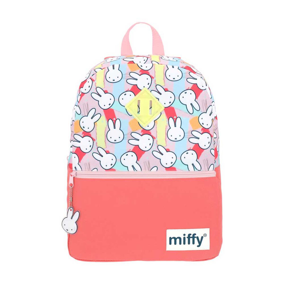 Pack Mochila, Estuche y Lonchera Rosada Miffy