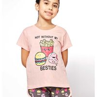 Pijama de Algodón Niña Kayser Rosado