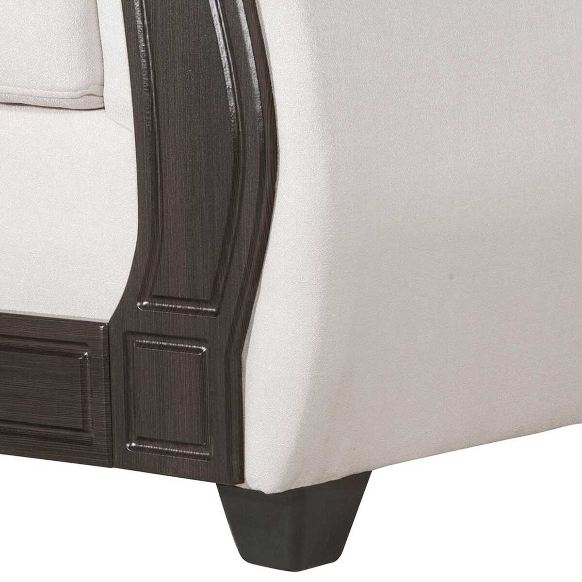 Juego de Living Black Factory Sofia 5 Cuerpos Crudo