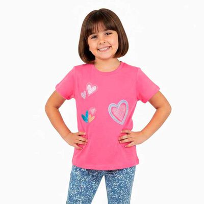 Polera Manga Corta Ni&ntilde;a Chess