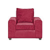 Juego de Living Innovamuebles Kahlo Sofá 3 Cuerpos + Dos Sillones 1 Cuerpo Burdeo
