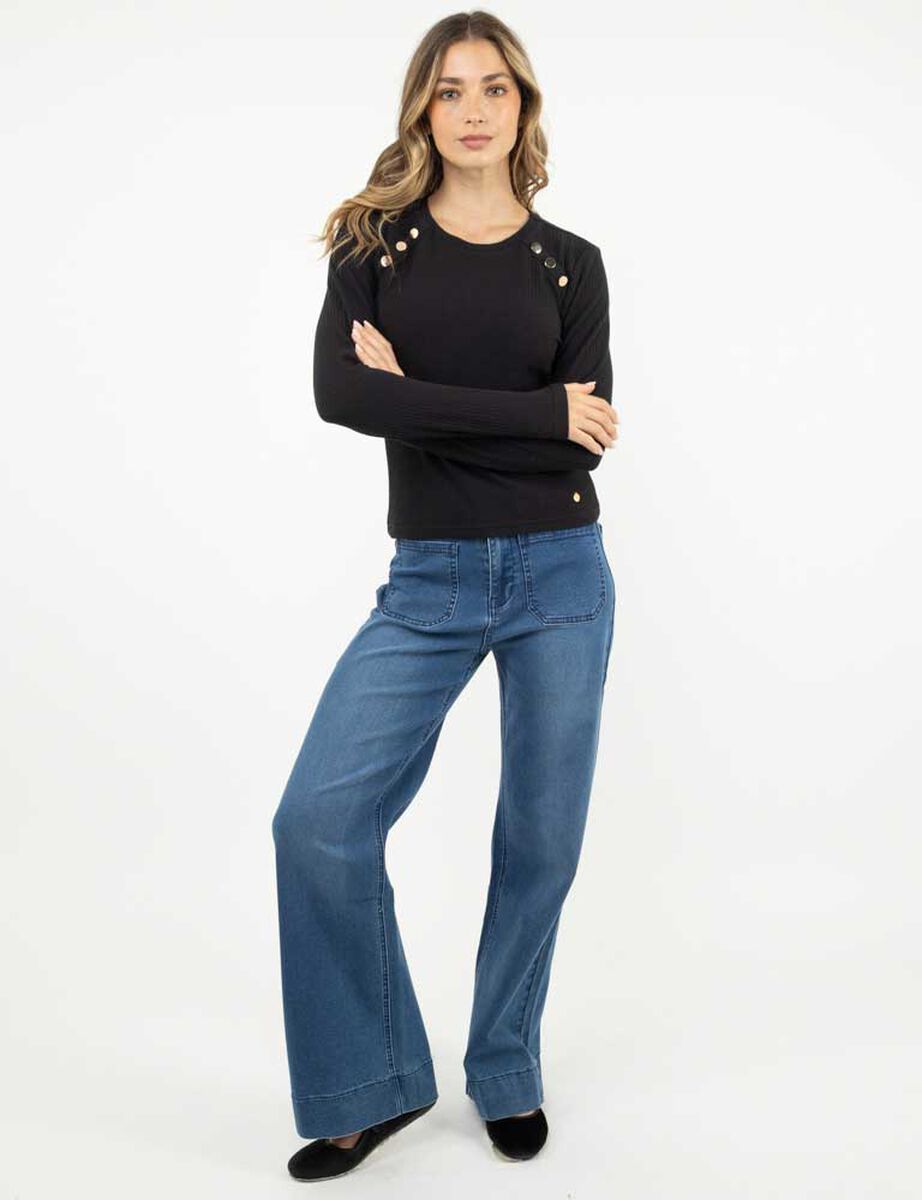 Polera Manga Larga Mujer Zibel