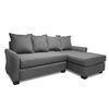 Seccional Derecho Living Factory Montreal 4 Cuerpos Gris