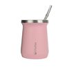 Mate Acero Inoxidable con Bombilla Lhotse Rosa Claro