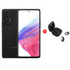 Combo Celular Samsung Galaxy A53 5G 128GB 6,5" Awesome Black Liberado + Audífonos Bluetooth Galaxy Buds Live Mystic Black