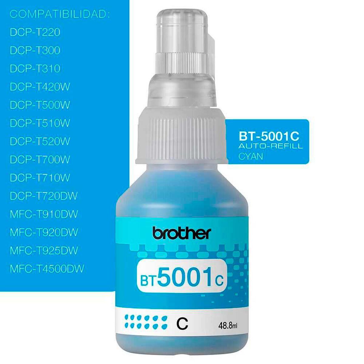 Tinta Brother BT5001 Cyan