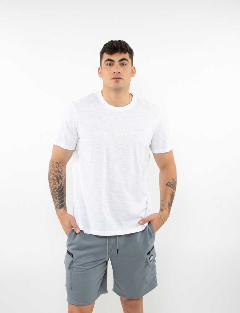 Polera Algodón Manga Corta Hombre Icono