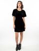 Vestido Corto Terciopelo Plush Mujer Zibel