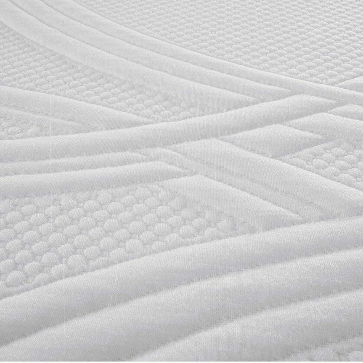 Cama Europea CIC 1,5 Plazas Ortopedic + Respaldo + Velador New Gales