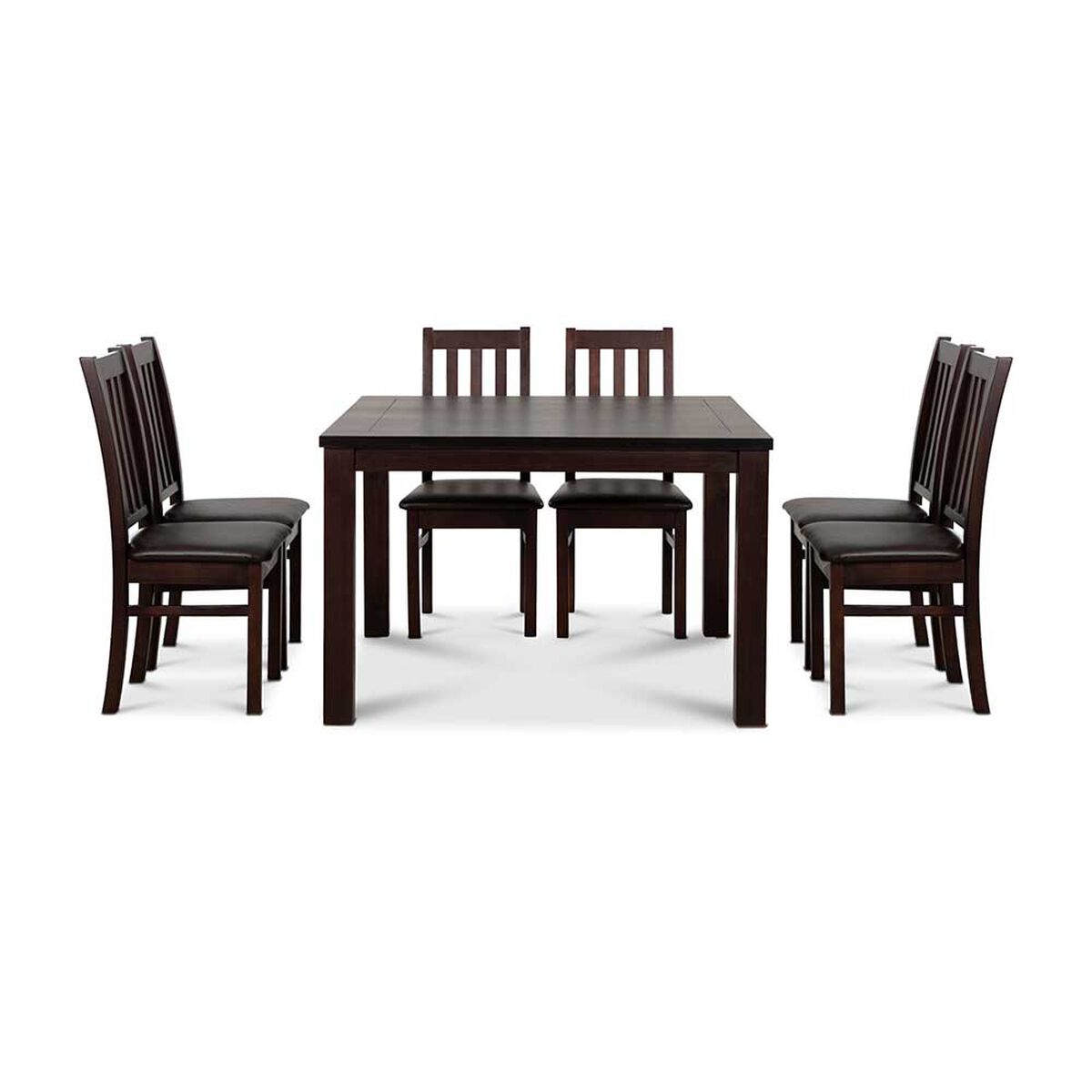 Juego de Comedor CIC Ñuble Chocolate 8 Sillas