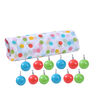 Set Cortina de Baño 2 Piezas Mashini Puntos Verde