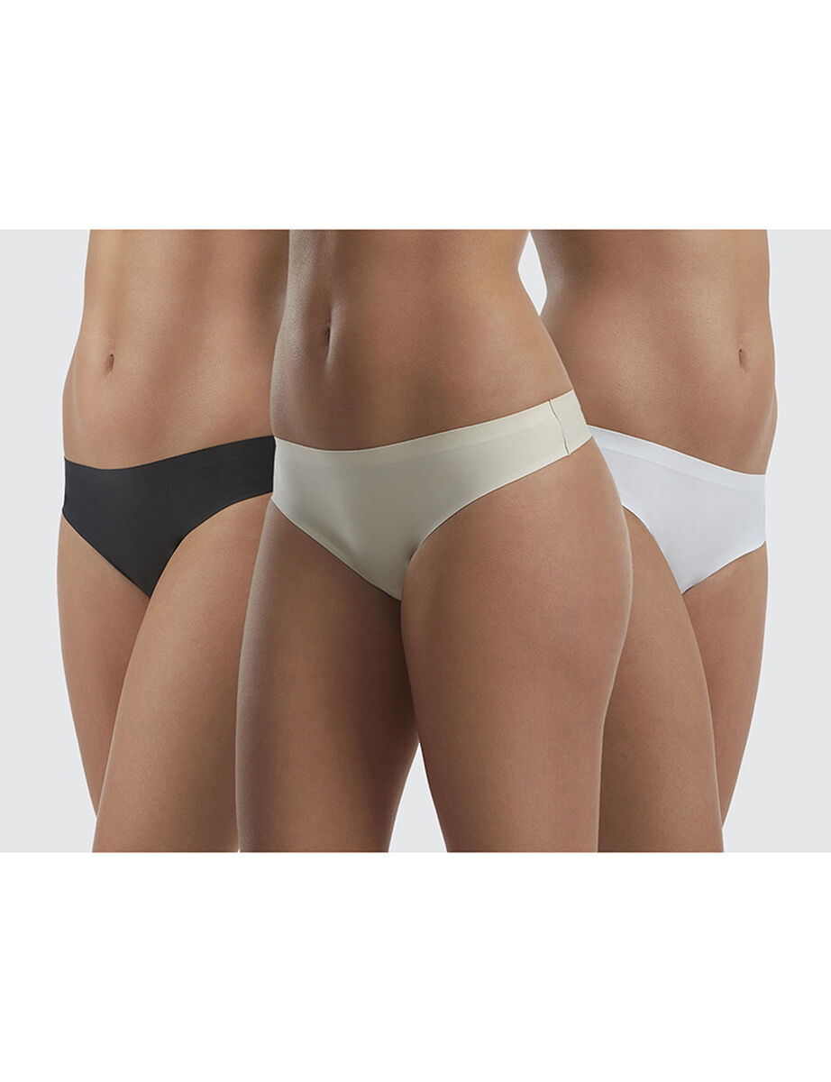 Pack 3 Calzones Colaless Mujer Flores