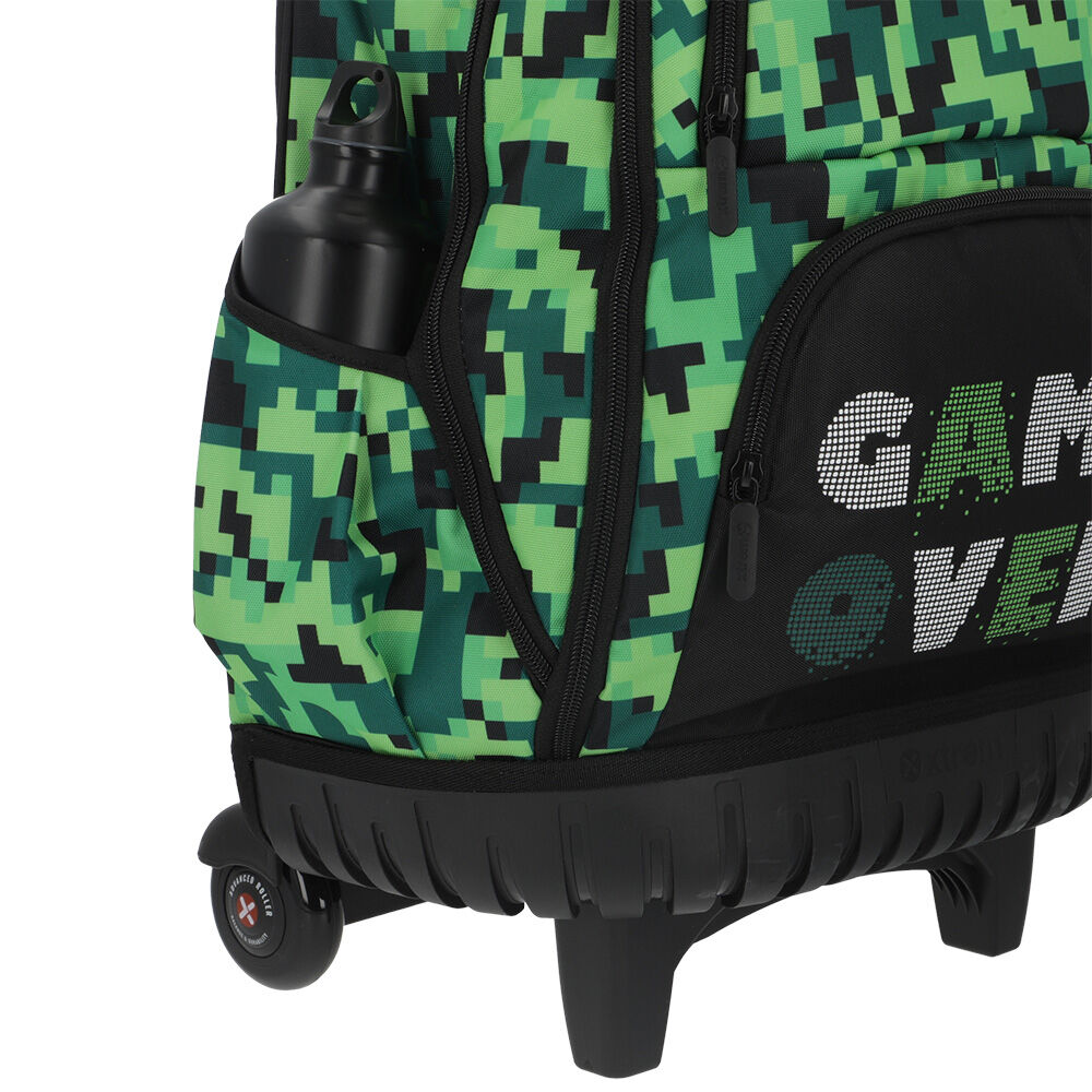 Mochila con ruedas Xtrem Cross 2.0 5XT Pixels Verde | Abc