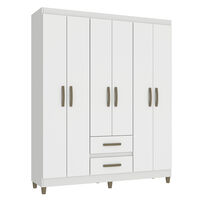 Clóset Vekkahome Coimbra 6 Puertas 2 Cajones Blanco