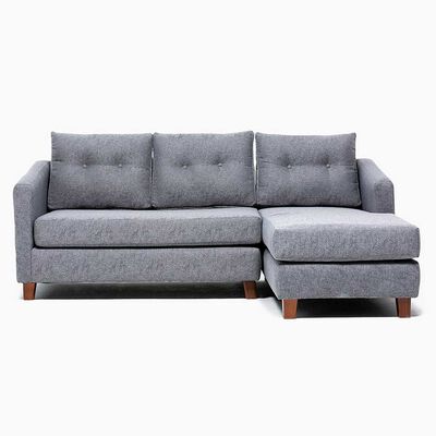 Imagen 1 del producto Sofá Seccional Barra Design Elena Derecho 3 Cuerpos Gris