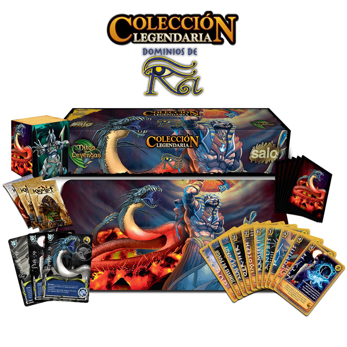 Juego Cartas Mitos y Leyendas Salo Colección Legendaria: Dominio de Ra