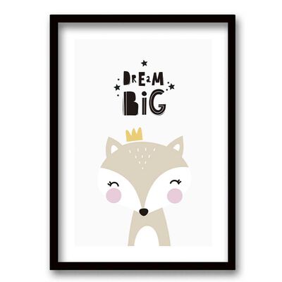 Imagen 1 del producto Cuadro Decorativo Retela Dream Big 40 x 30 cm