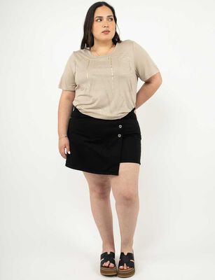 Imagen 2 del producto Falda Short Mujer Extralindas Negro